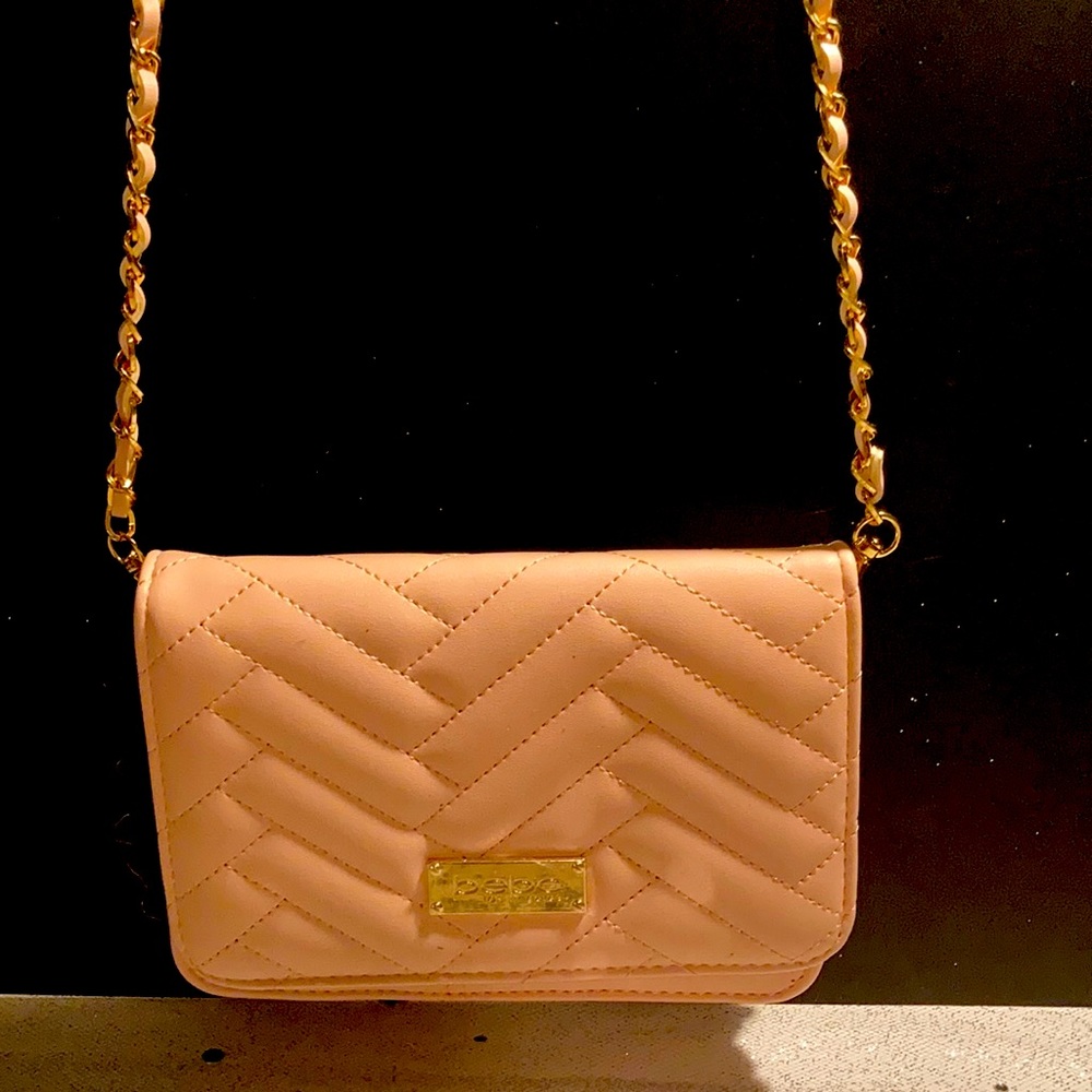 Bebe pink crossbody purse